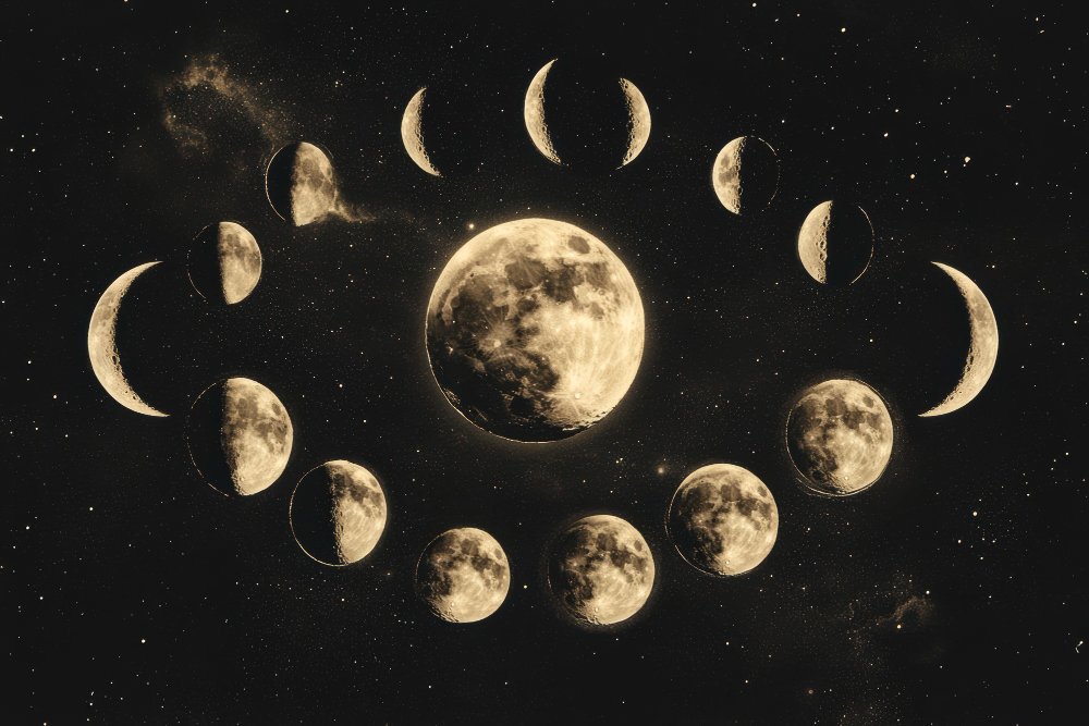 Por que a Lua muda de forma